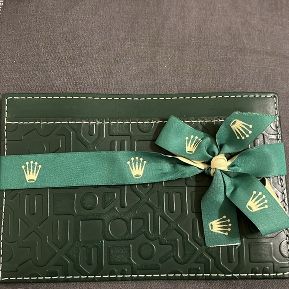 NEW Rolex vintage wallet/picture frame (document holder) with BONUS ribbon